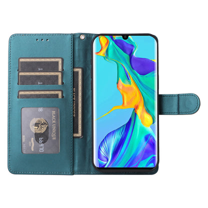 Huawei P30 Pro Diamond Lattice Leather Flip Phone Case - Durable and Convenient Holder with Precision Cutouts