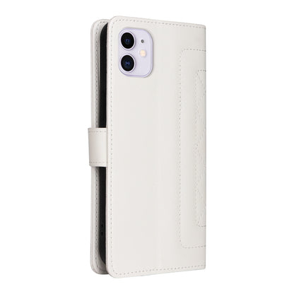 iPhone 11 Diamond Lattice Leather Flip Phone Case - Durable and Convenient Holder with Precision Cutouts