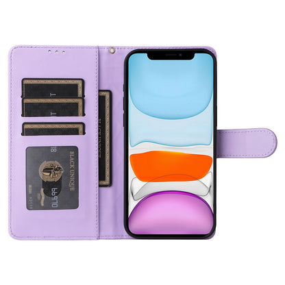 iPhone 11 Diamond Lattice Leather Flip Phone Case - Durable and Convenient Holder with Precision Cutouts