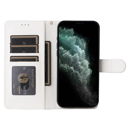 iPhone 11 Pro Diamond Lattice Leather Flip Phone Case - Durable and Convenient Holder with Precision Cutouts