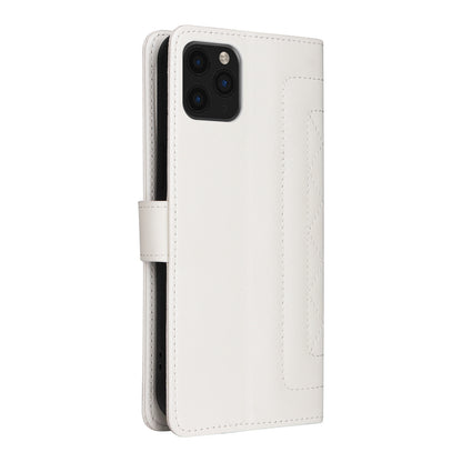 iPhone 11 Pro Max Diamond Lattice Leather Flip Phone Case - Durable and Convenient Holder with Precision Cutouts
