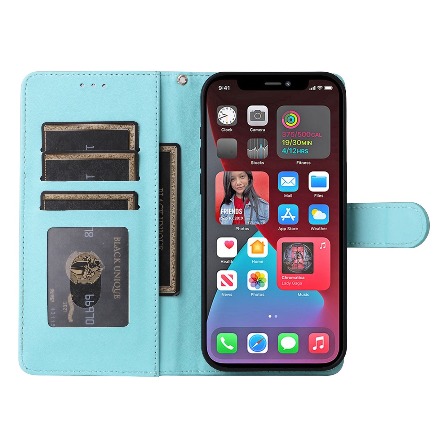 iPhone 12 Pro Max Diamond Lattice Leather Flip Phone Case - Durable and Convenient Holder with Precision Cutouts