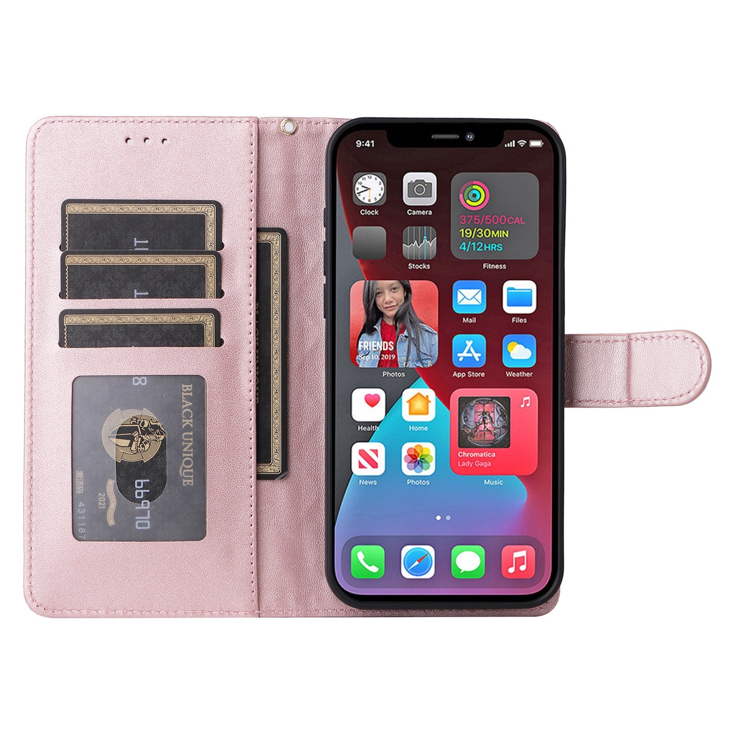 iPhone 12 Pro Max Diamond Lattice Leather Flip Phone Case - Durable and Convenient Holder with Precision Cutouts