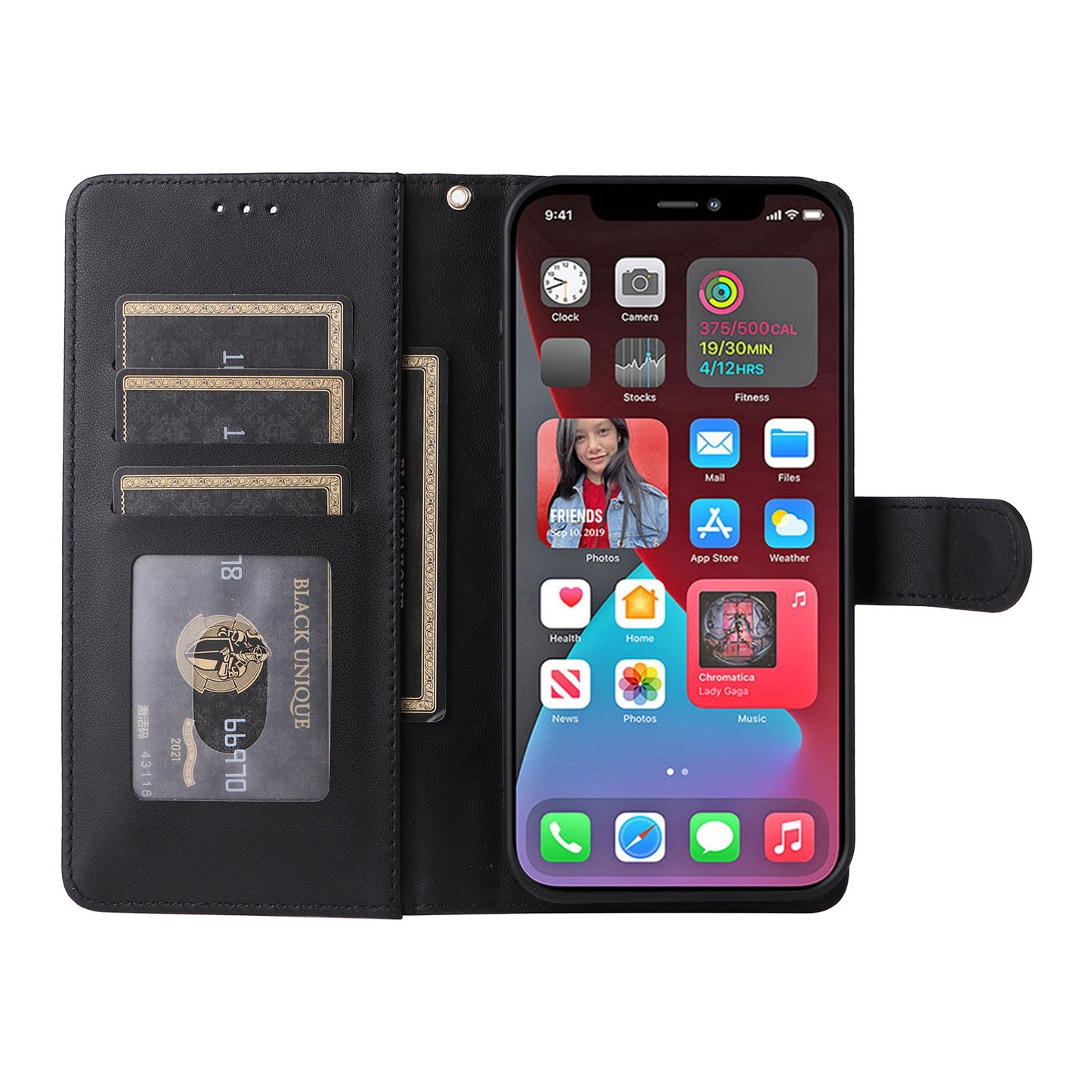 iPhone 12 Pro Max Diamond Lattice Leather Flip Phone Case - Durable and Convenient Holder with Precision Cutouts