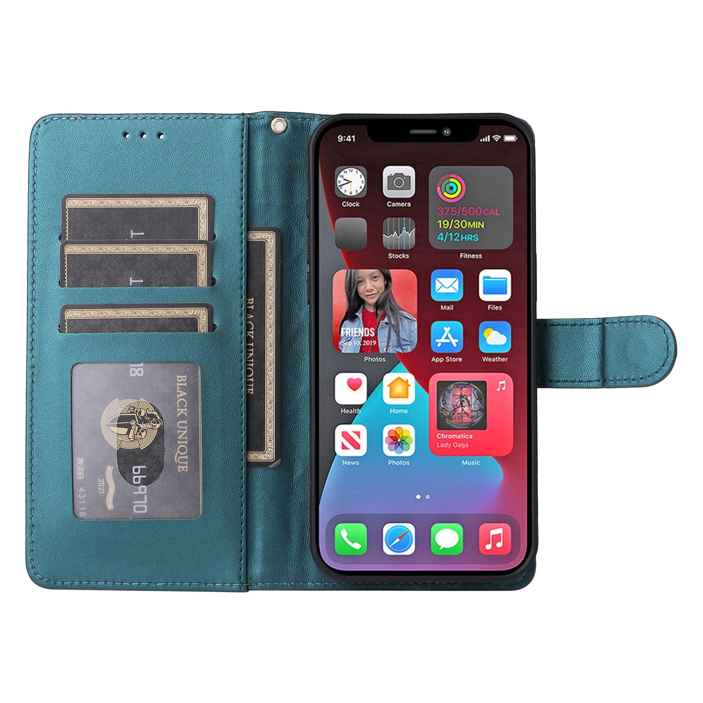 iPhone 12 Pro Max Diamond Lattice Leather Flip Phone Case - Durable and Convenient Holder with Precision Cutouts