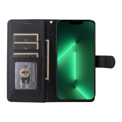 iPhone 13 Pro Diamond Lattice Leather Flip Phone Case - Durable and Convenient Holder with Precision Cutouts