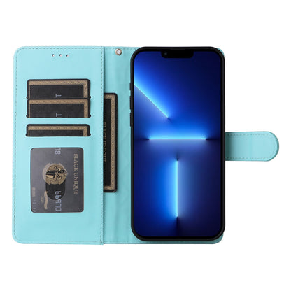 iPhone 13 Pro Max Diamond Lattice Leather Flip Phone Case - Durable and Convenient Holder with Precision Cutouts