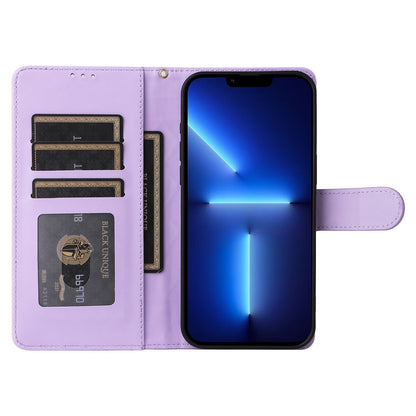 iPhone 13 Pro Max Diamond Lattice Leather Flip Phone Case - Durable and Convenient Holder with Precision Cutouts