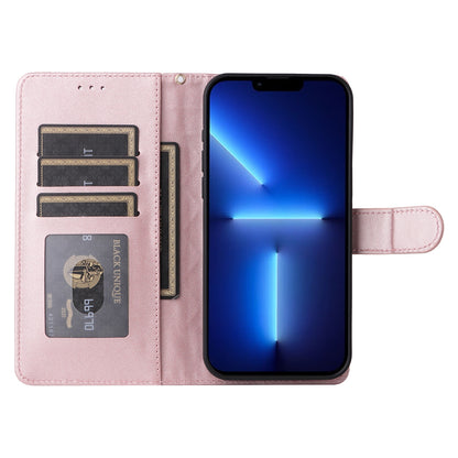 iPhone 13 Pro Max Diamond Lattice Leather Flip Phone Case - Durable and Convenient Holder with Precision Cutouts