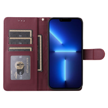 iPhone 13 Pro Max Diamond Lattice Leather Flip Phone Case - Durable and Convenient Holder with Precision Cutouts