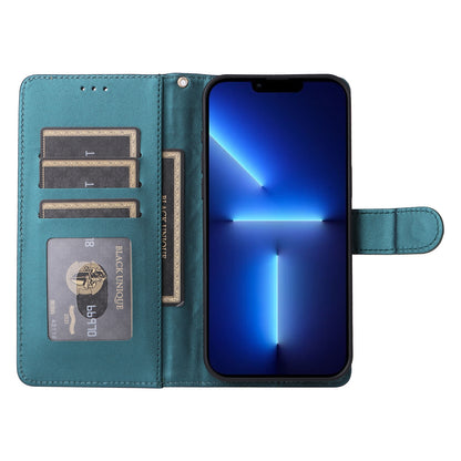 iPhone 13 Pro Max Diamond Lattice Leather Flip Phone Case - Durable and Convenient Holder with Precision Cutouts