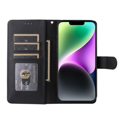 iPhone 14 Diamond Lattice Leather Flip Phone Case - Durable and Convenient Holder with Precision Cutouts