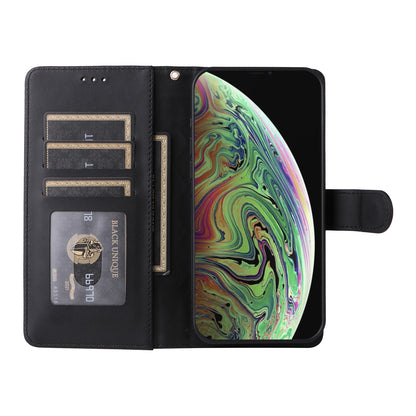 iPhone XS Max Diamond Lattice Leather Flip Phone Case - Durable and Convenient Holder with Precision Cutouts