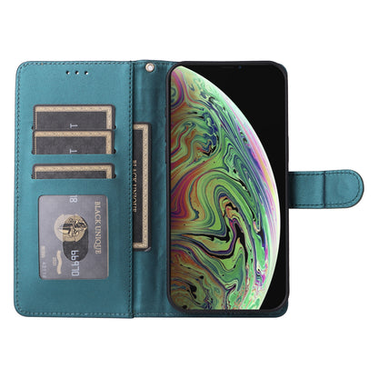 iPhone XS Max Diamond Lattice Leather Flip Phone Case - Durable and Convenient Holder with Precision Cutouts