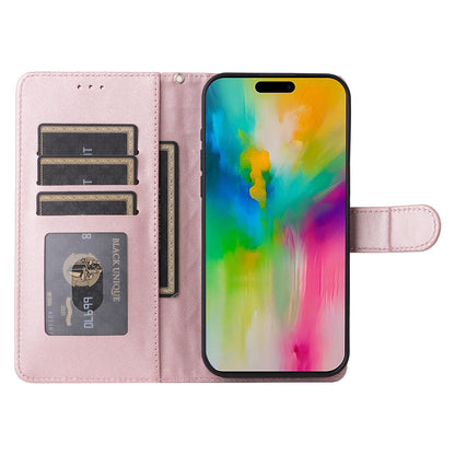 iPhone 16 Pro Diamond Lattice Leather Flip Phone Case - Durable and Convenient Holder with Precision Cutouts