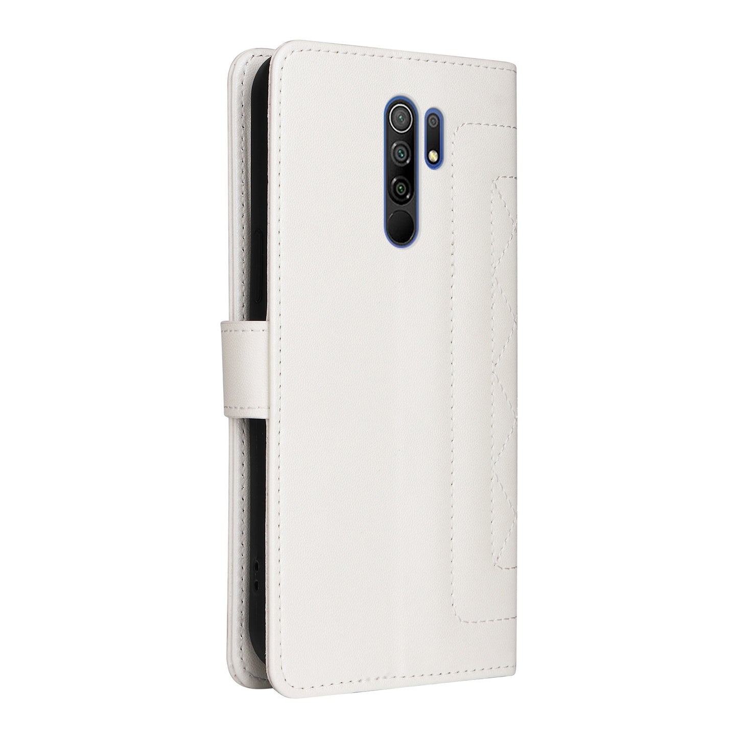 Xiaomi Redmi 9 Diamond Lattice Leather Flip Phone Case - Durable and Convenient Holder with Precision Cutouts