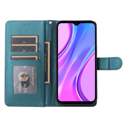 Xiaomi Redmi 9 Diamond Lattice Leather Flip Phone Case - Durable and Convenient Holder with Precision Cutouts