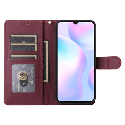 Xiaomi Redmi 9a Diamond Lattice Leather Flip Phone Case - Durable and Convenient Holder with Precision Cutouts