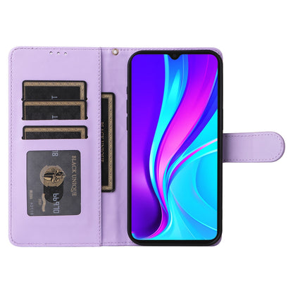 Xiaomi Redmi 9C Diamond Lattice Leather Flip Phone Case - Durable and Convenient Holder with Precision Cutouts