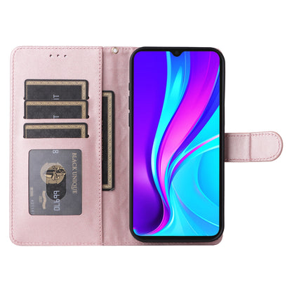 Xiaomi Redmi 9C Diamond Lattice Leather Flip Phone Case - Durable and Convenient Holder with Precision Cutouts