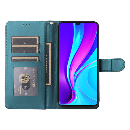 Xiaomi Redmi 9C Diamond Lattice Leather Flip Phone Case - Durable and Convenient Holder with Precision Cutouts