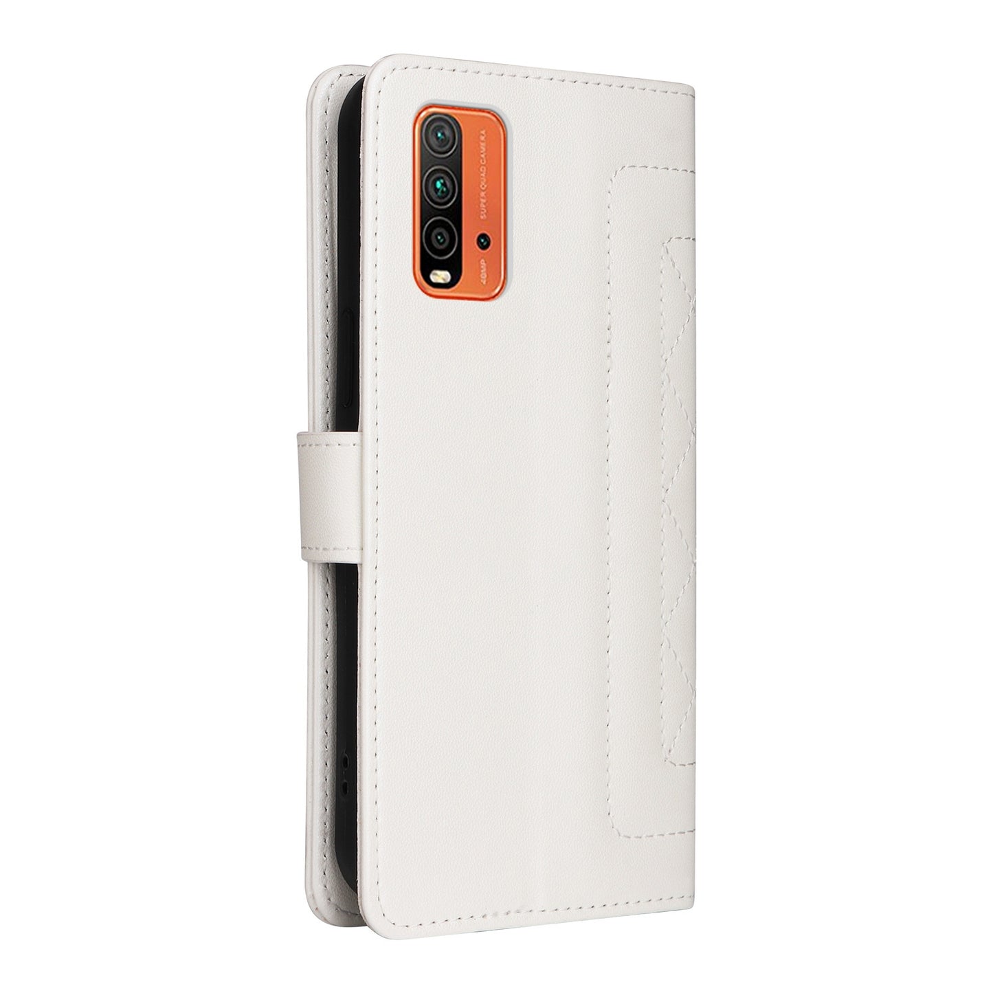Xiaomi Redmi 9T Diamond Lattice Leather Flip Phone Case - Durable and Convenient Holder with Precision Cutouts
