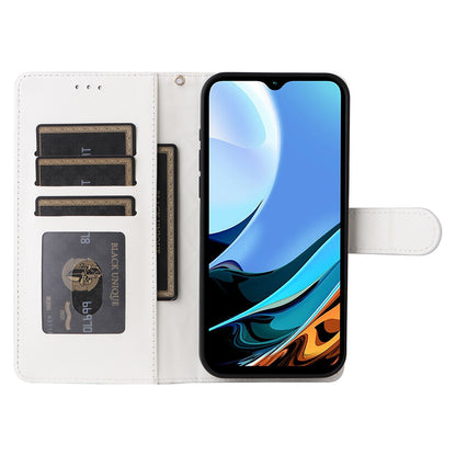 Xiaomi Redmi 9T Diamond Lattice Leather Flip Phone Case - Durable and Convenient Holder with Precision Cutouts