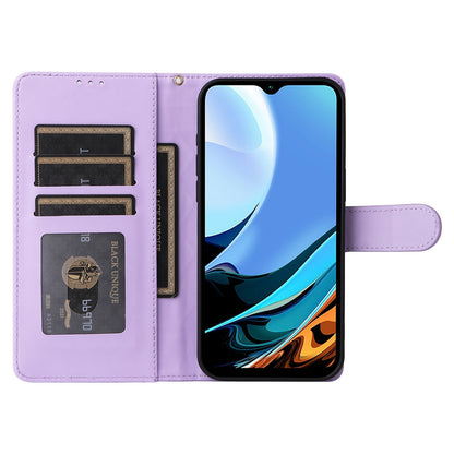 Xiaomi Redmi 9T Diamond Lattice Leather Flip Phone Case - Durable and Convenient Holder with Precision Cutouts