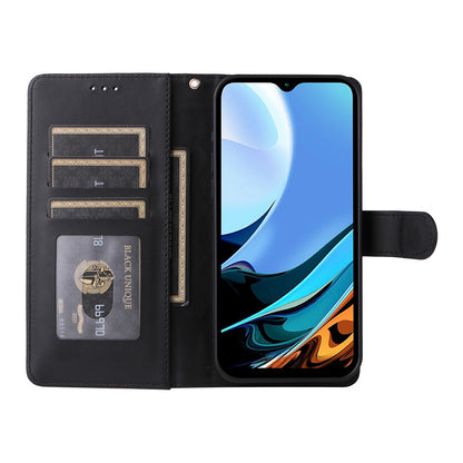 Xiaomi Redmi 9T Diamond Lattice Leather Flip Phone Case - Durable and Convenient Holder with Precision Cutouts