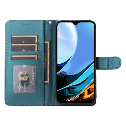 Xiaomi Redmi 9T Diamond Lattice Leather Flip Phone Case - Durable and Convenient Holder with Precision Cutouts