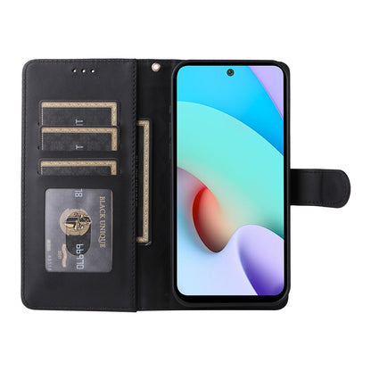 Xiaomi Redmi 10 Diamond Lattice Leather Flip Phone Case - Durable and Convenient Holder with Precision Cutouts