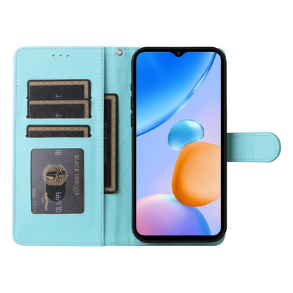 Xiaomi Redmi 10 5G Diamond Lattice Leather Flip Phone Case - Durable and Convenient Holder with Precision Cutouts