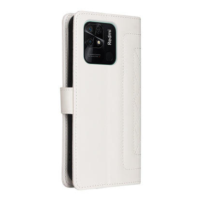 Xiaomi Redmi 10C Diamond Lattice Leather Flip Phone Case - Durable and Convenient Holder with Precision Cutouts