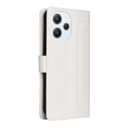Xiaomi Redmi 12 4G Diamond Lattice Leather Flip Phone Case - Durable and Convenient Holder with Precision Cutouts