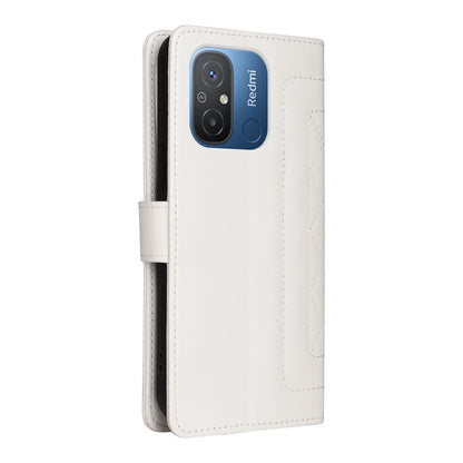 Xiaomi Redmi 12C Diamond Lattice Leather Flip Phone Case - Durable and Convenient Holder with Precision Cutouts