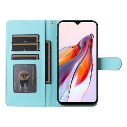 Xiaomi Redmi 12C Diamond Lattice Leather Flip Phone Case - Durable and Convenient Holder with Precision Cutouts