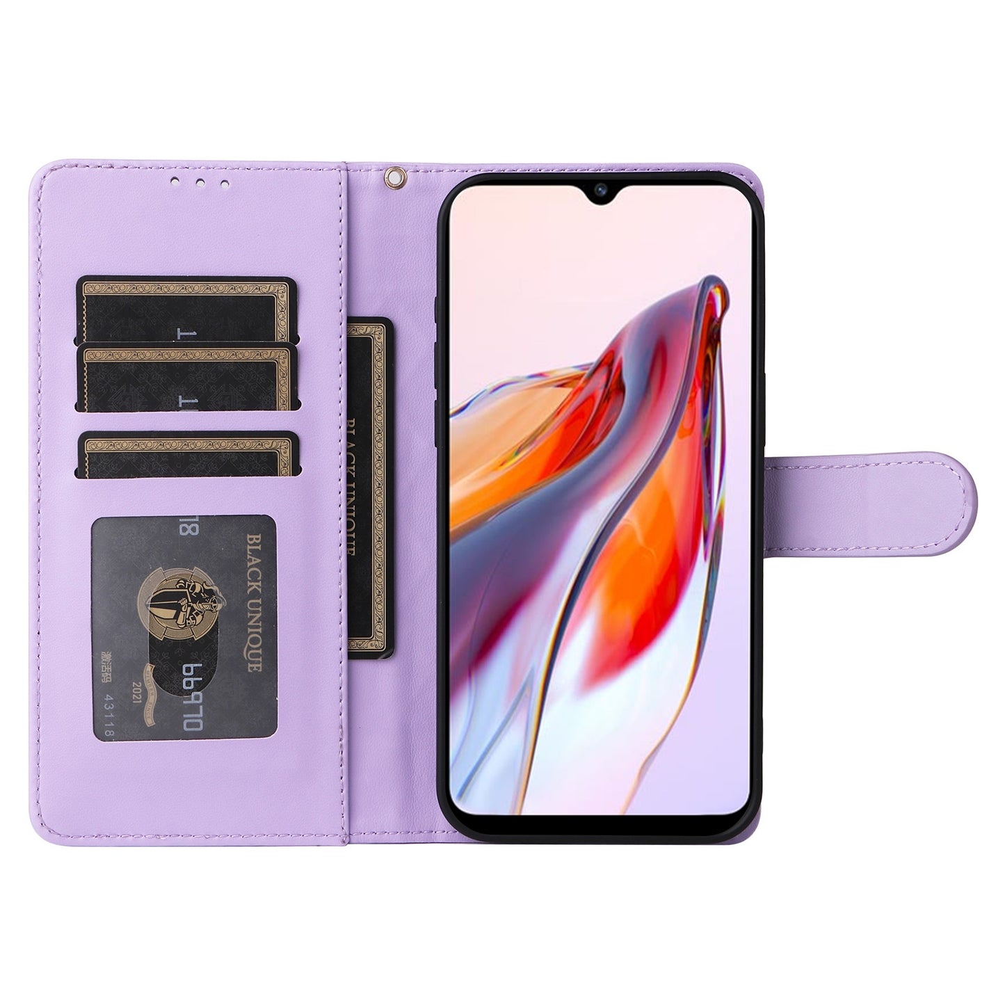 Xiaomi Redmi 12C Diamond Lattice Leather Flip Phone Case - Durable and Convenient Holder with Precision Cutouts