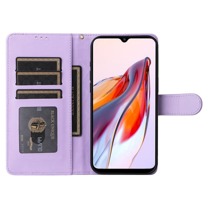 Xiaomi Redmi 12C Diamond Lattice Leather Flip Phone Case - Durable and Convenient Holder with Precision Cutouts