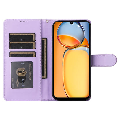 Xiaomi Redmi 13C Diamond Lattice Leather Flip Phone Case - Durable and Convenient Holder with Precision Cutouts