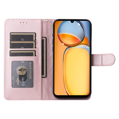 Xiaomi Redmi 13C Diamond Lattice Leather Flip Phone Case - Durable and Convenient Holder with Precision Cutouts