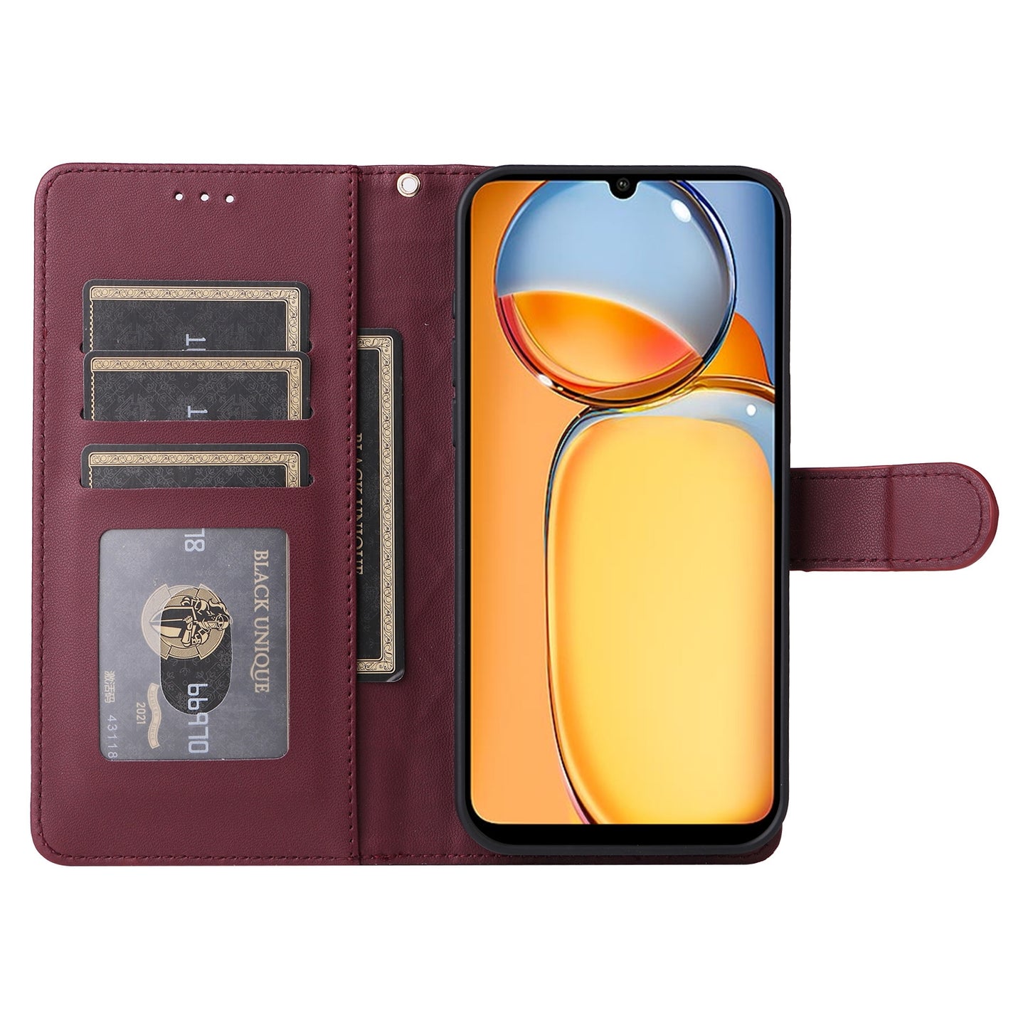 Xiaomi Redmi 13C Diamond Lattice Leather Flip Phone Case - Durable and Convenient Holder with Precision Cutouts