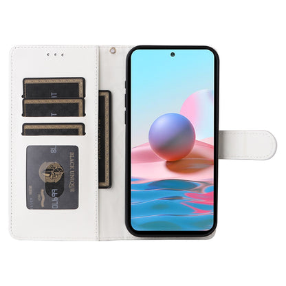 Xiaomi Redmi Note 10 Diamond Lattice Leather Flip Phone Case - Durable and Convenient Holder with Precision Cutouts