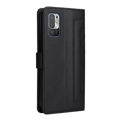 Xiaomi Redmi Note 10 5G Diamond Lattice Leather Flip Phone Case - Durable and Convenient Holder with Precision Cutouts