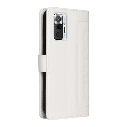 Xiaomi Redmi Note 10 Pro Diamond Lattice Leather Flip Phone Case - Durable and Convenient Holder with Precision Cutouts