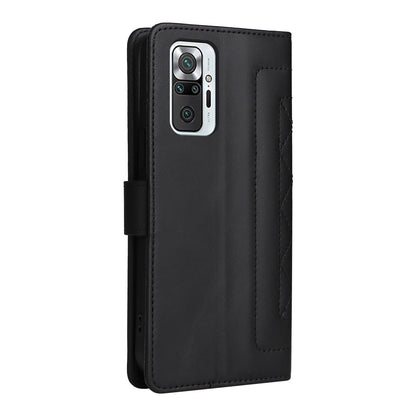 Xiaomi Redmi Note 10 Pro Diamond Lattice Leather Flip Phone Case - Durable and Convenient Holder with Precision Cutouts