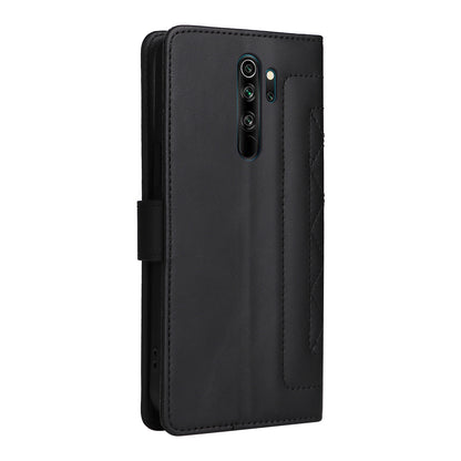 Xiaomi Redmi Note 8 Pro Diamond Lattice Leather Flip Phone Case - Durable and Convenient Holder with Precision Cutouts