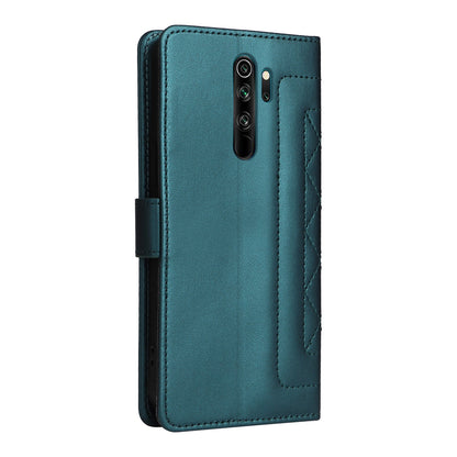Xiaomi Redmi Note 8 Pro Diamond Lattice Leather Flip Phone Case - Durable and Convenient Holder with Precision Cutouts