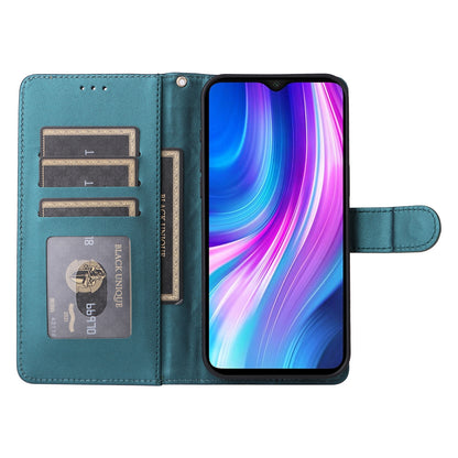 Xiaomi Redmi Note 8 Pro Diamond Lattice Leather Flip Phone Case - Durable and Convenient Holder with Precision Cutouts