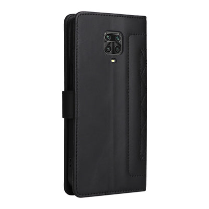 Xiaomi Redmi Note 9s Diamond Lattice Leather Flip Phone Case - Durable and Convenient Holder with Precision Cutouts