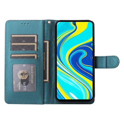 Xiaomi Redmi Note 9s Diamond Lattice Leather Flip Phone Case - Durable and Convenient Holder with Precision Cutouts